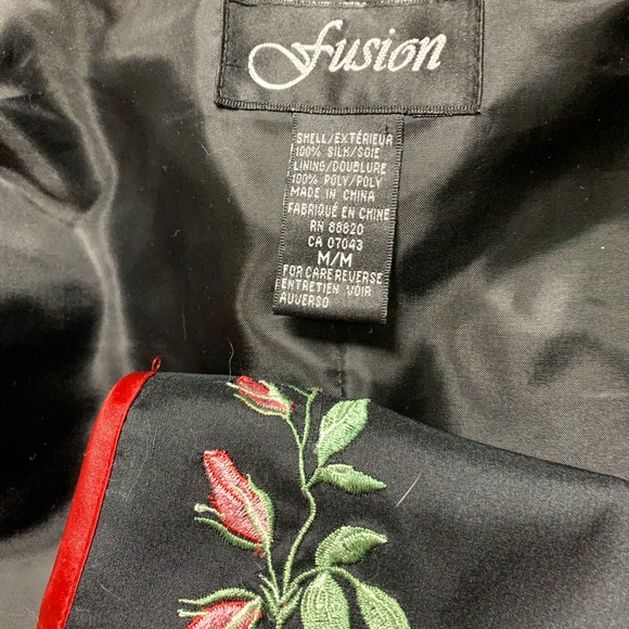 Fusion Black Embroidered Authentic Chinese Style - Picture 11 of 12